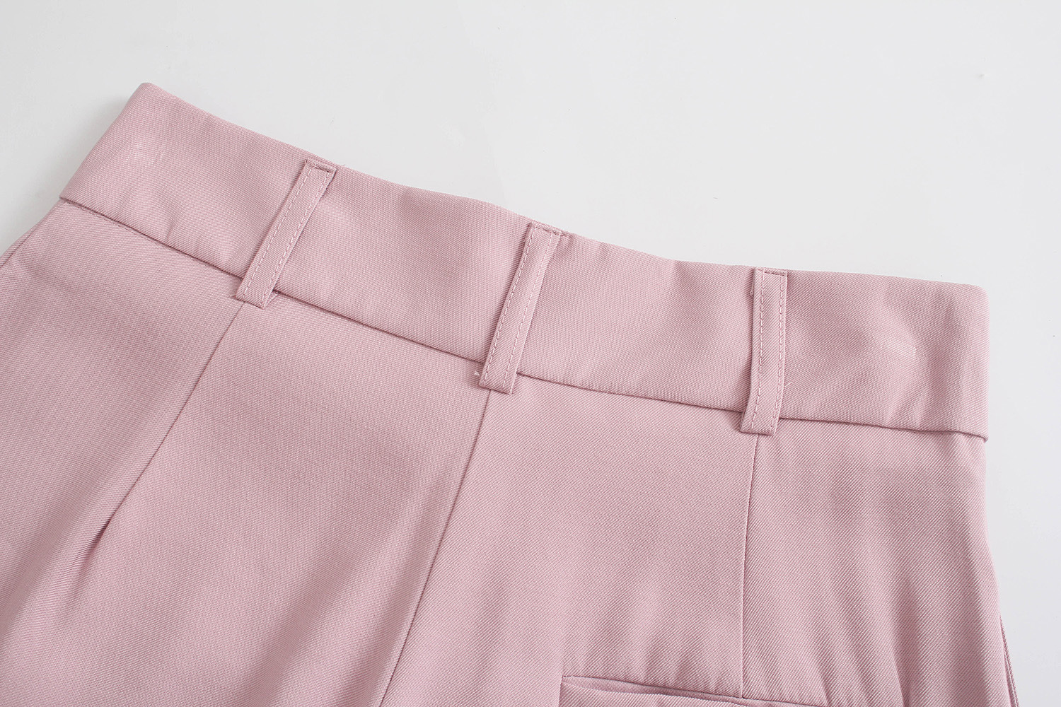 High Waist Wide Leg Long Pink Suit Pants NSZQW115408