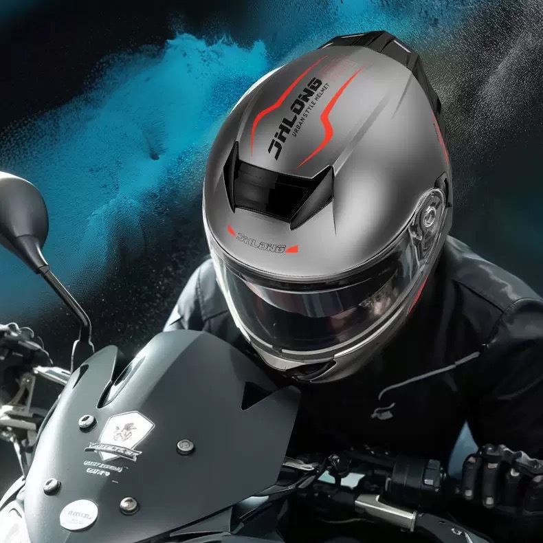 Yohe Electric Motorcycle Helmet Half Helmet Men's Summer Motorcycle Helmet Women's Cross-Border Export Dot Flip-Up Helmet Full Helmet