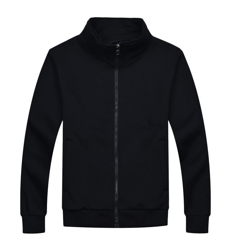 Otoño y invierno Cardigan camiseta publicitaria camiseta cultural ropa de clase ropa de trabajo chaqueta de manga larga con camisa de cuello de vello logotipo personalizado