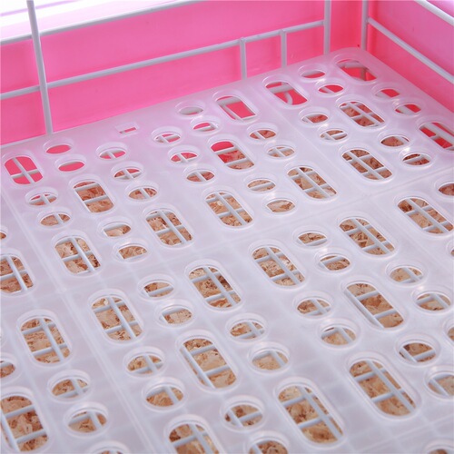 Thickened pet rabbit foot pads, anti-biting rabbit cage mats, anti-biting and leaking guinea pig foot pads, plastic grids