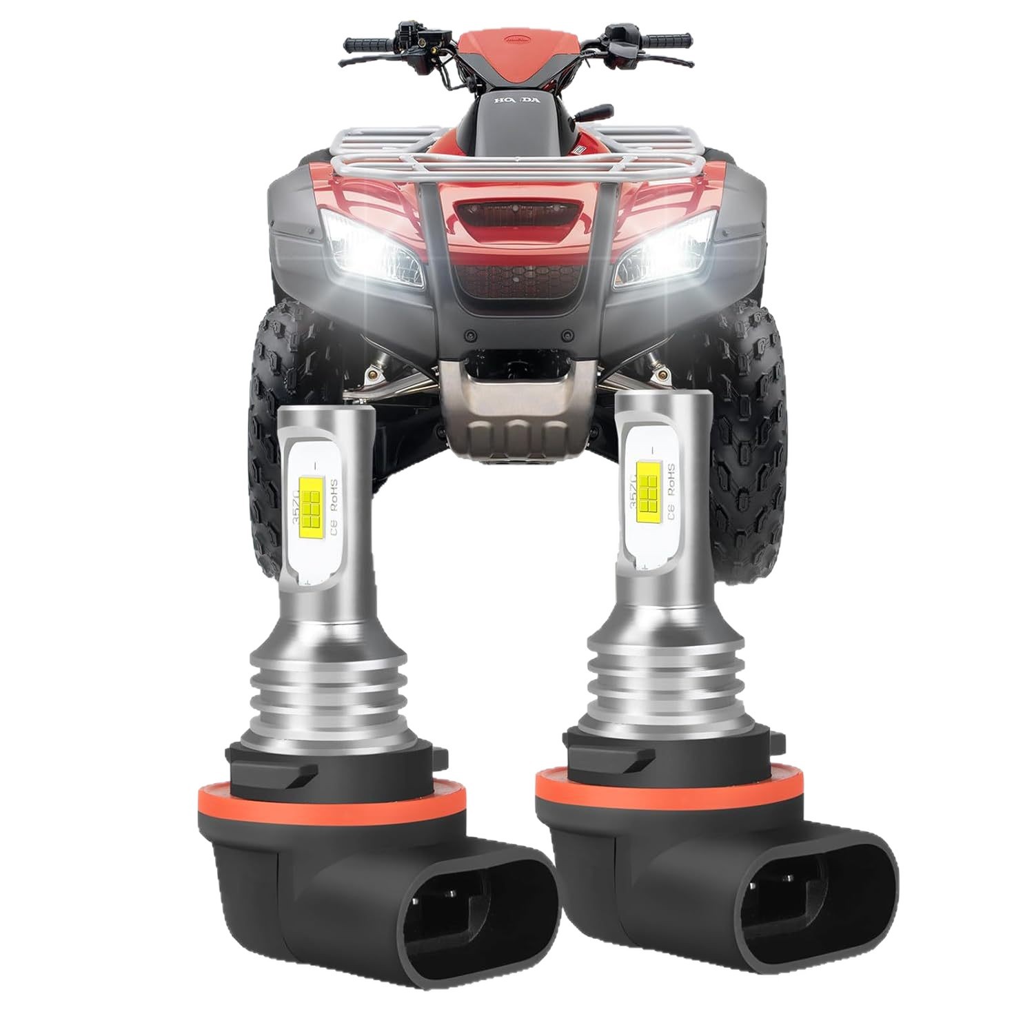 Faros LED de automóvil HS5X 3570 80W 6000K modificados LED de automóvil 34901 - HR3 - A21 bombilla