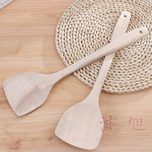 Manufacturer Wholesale Beech Wood Paint-Free Spatula Kitchen Utensils Non-Stick Pot Wooden Spatula Solid Wood Kitchen Cooking Wooden Spatula Cooking