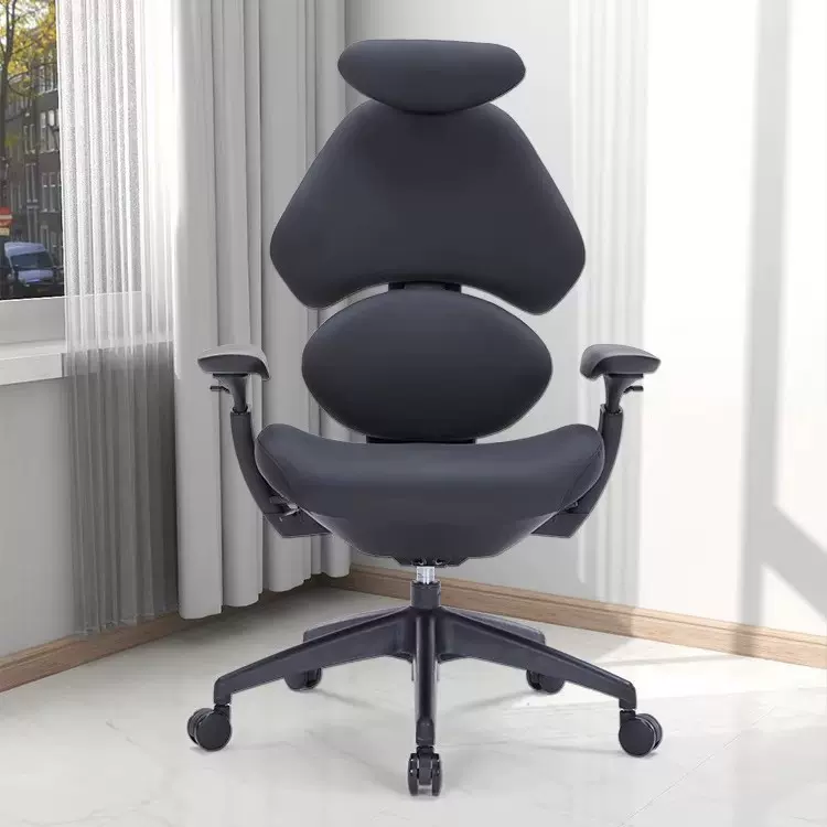 高品质高背部高度可调旋转腰部支撑人体工程学办公椅
