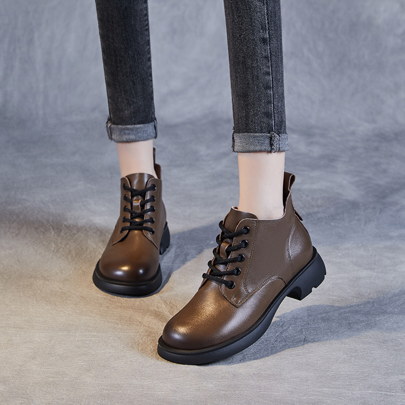 Martens, universal boots, soft sole, fitted, genuine leather