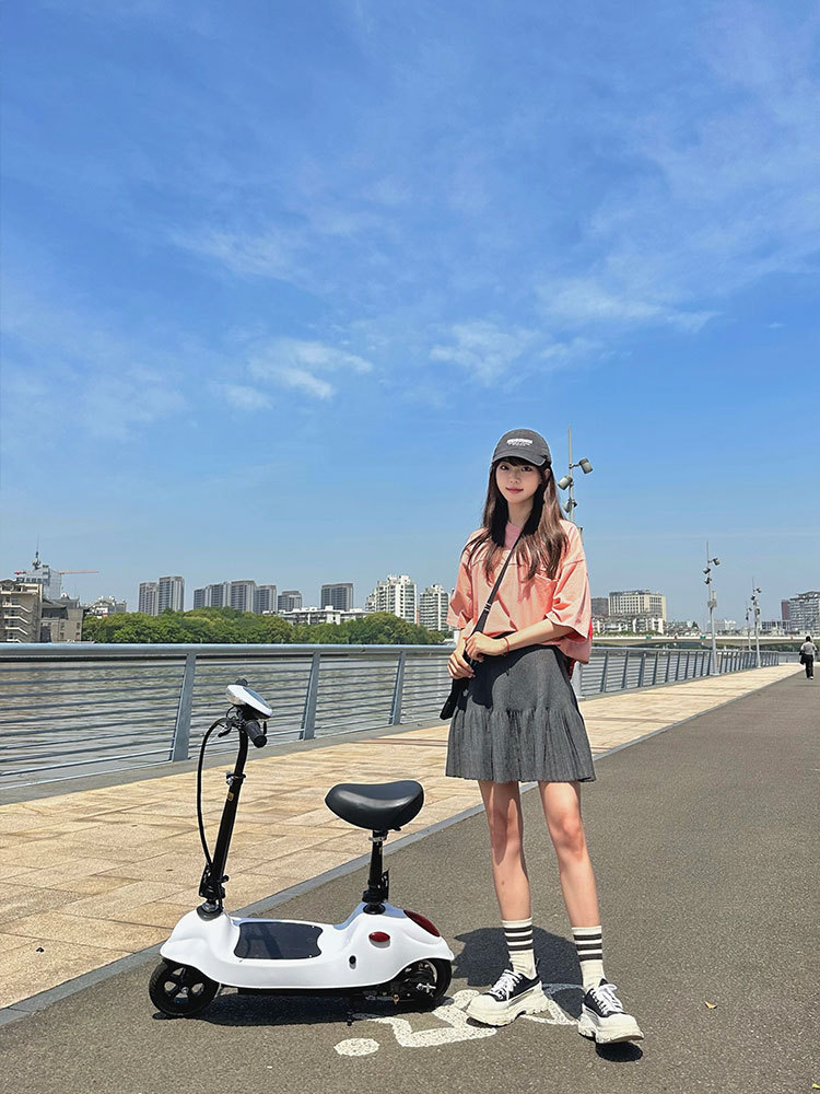 Electric Scooter for Adults, Commuting Scooter, Mini Electric Scooter for Girls, Foldable Dolphin Battery Scooter Wholesale