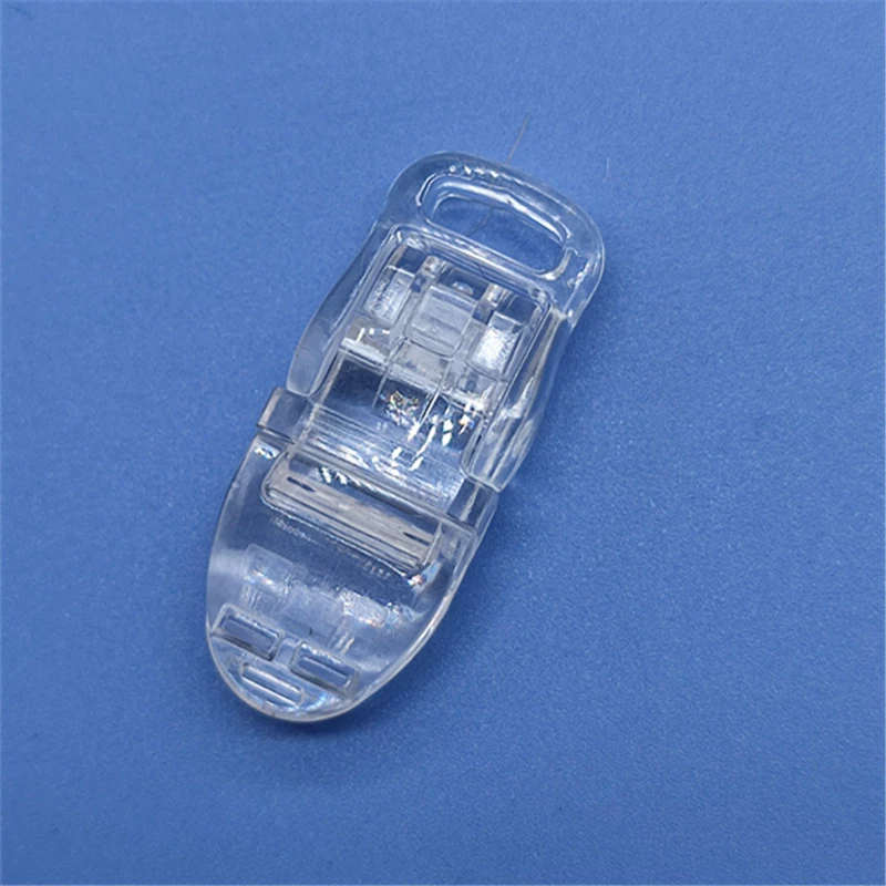 Пластиковый прозрачный зажим для утконоса 8 мм Зажим для ремня DIY анти-капля аксессуары для соски зажим маска ветрозащитный зажим