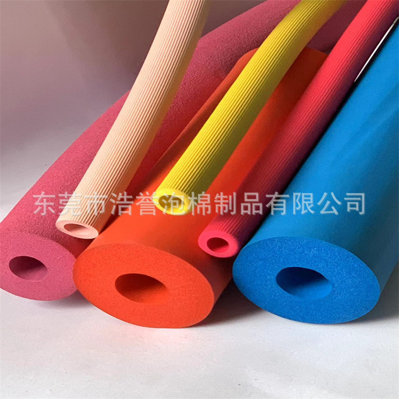 NBR海绵光面管 EVA发泡防滑手柄 橡塑海绵手把套管 橡胶条纹管