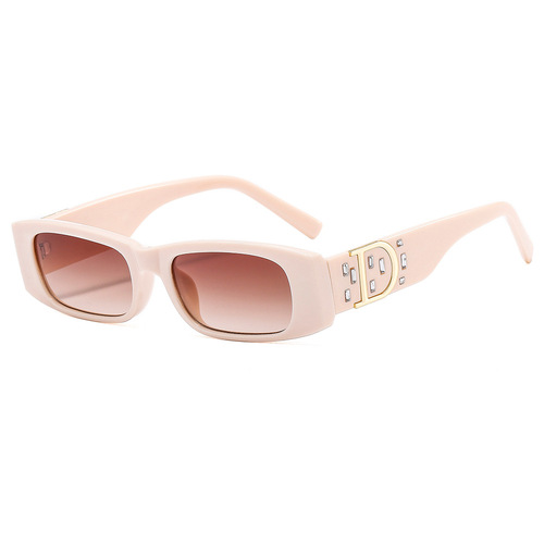 New leopard print personalized glasses cross-border foreign trade D family same trend sunglasses European and American modern fashion sunglasses