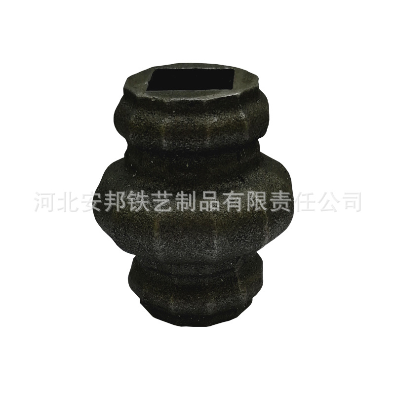 欧式铸造铁艺接头  可直接与原材料焊接使用  铁艺立杆常用配件