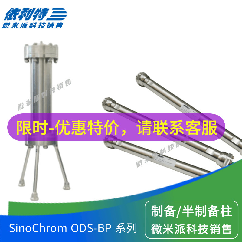 SinoChrom ODS-BP 制备柱 依利特色谱柱 实验室大容量半制备柱