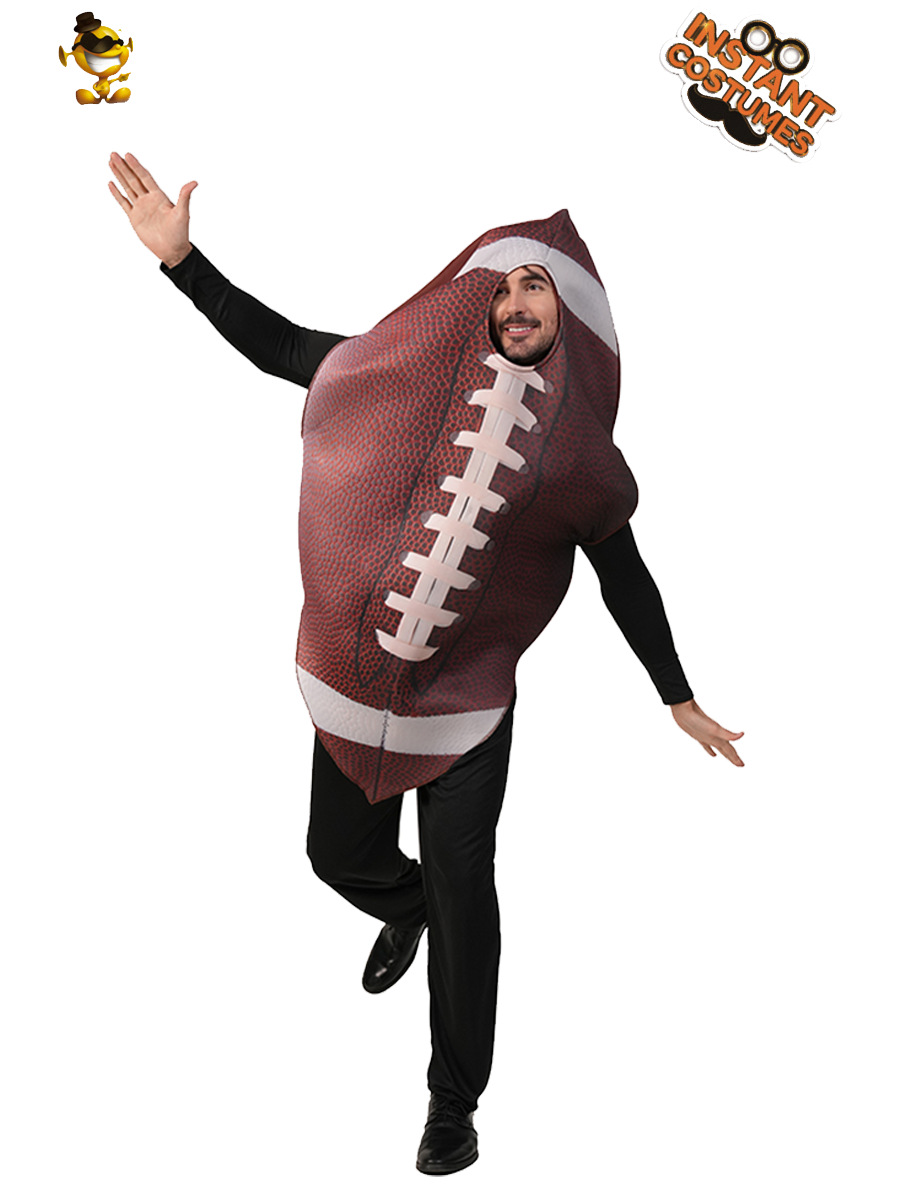Halloween Hombres grandes divertidos Rugby Disfraces de espectáculo de escenario Disfraces de espectáculo de escenario Disfraces de espectáculo de cosplay