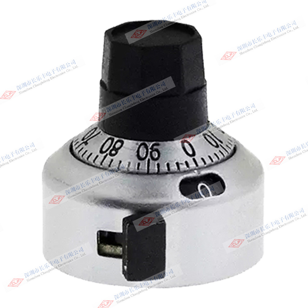 美国BOURNS多圈电位器数字旋钮帽0-14旋转计数小刻度盘H-22-6A