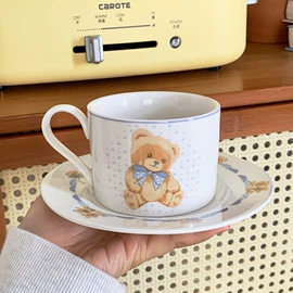 咖啡杯;盘;陶瓷杯