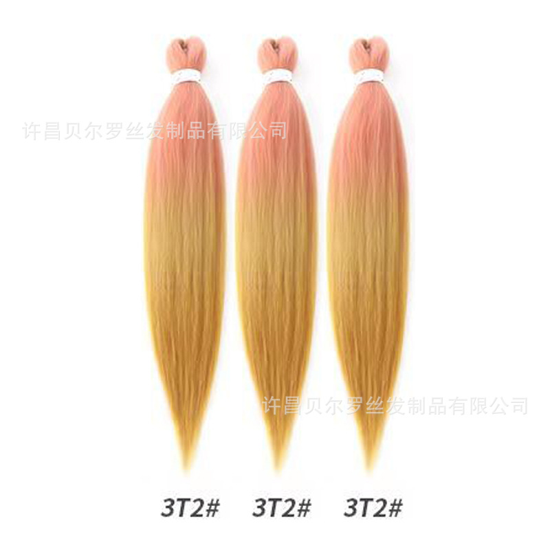 Kit de 3 pelucas EZ Braid – cabello synthetic, colores sólidos/degradé