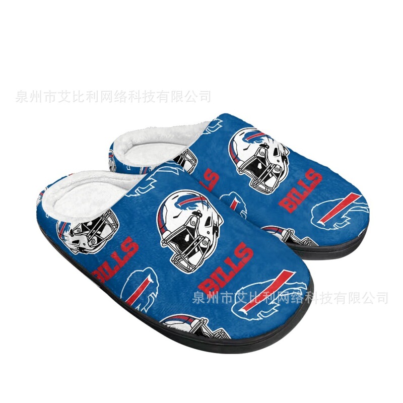 Laitu Formulate Dallas Denim Cowboys Pattern Printed Cotton Slippers for Men and Women Independent Station Hot Selling Couple Slippers