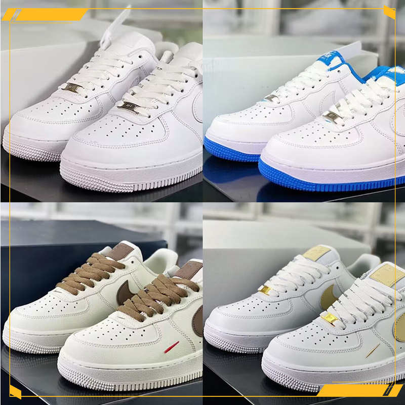 Putian Pure Original Air Force One Pure White Sneakers for Women, Low-Top Wheat-Colored Couple's Sneakers for Men and Women Putian Pure Original Air Force One Pure White Sneakers for Women, Low-Top Wheat-Colored Couple's Sneakers for Men and Women
