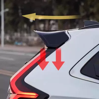 Roof Wing, Wind Deflector, Car — Fixed wind wing