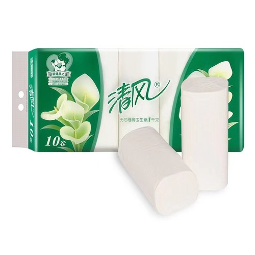 Fresh Breeze Paper 3 Layers 270 Sections 12 Rolls Napkin Toilet Paper Household Economy Pack Wholesale and Distribution 