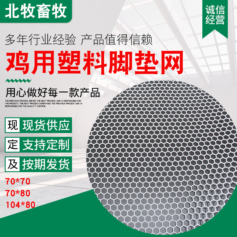 鸡用塑料脚垫网 养殖网床垫 鸡用塑料脚垫网 鸡鸭鹅塑料脚垫网