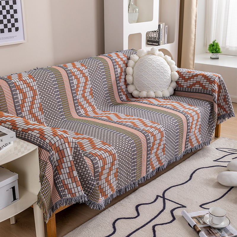 原创设计水洗定型沙发巾沙发垫单双人沙发罩全包沙发防尘盖布|ms