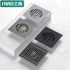 304 stainless steel bathroom deodorizing floor drain, large flow thick anti-clogging floor drain for laundry