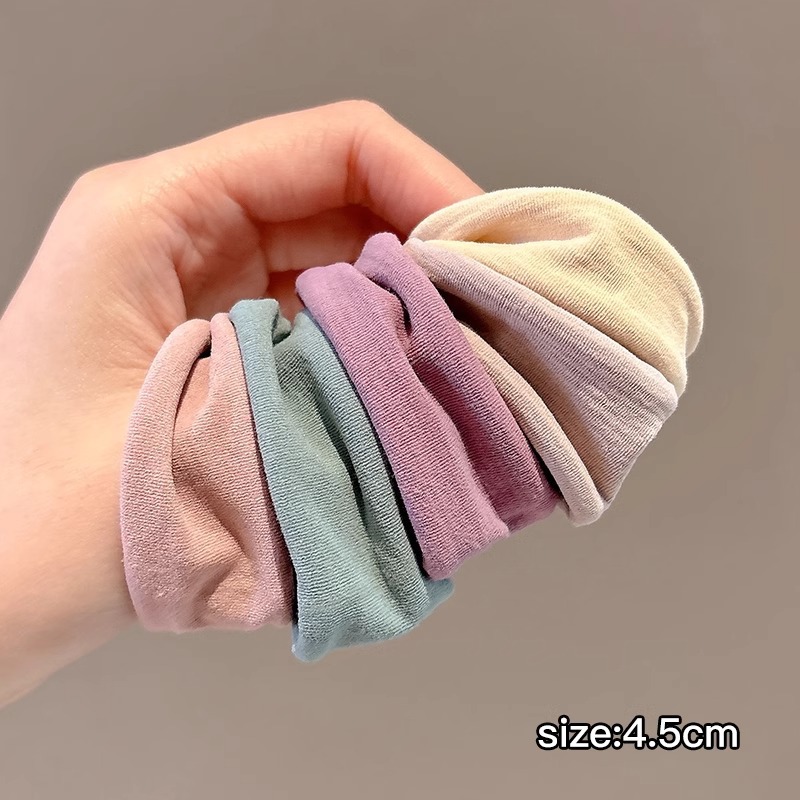 Cuerdas de cabeza de alta elasticidad duradera niñas delicadas anillo de cabello de alta calidad cuerdas de cabello de cola de caballo atadas de cabello correa cubierta de cuero