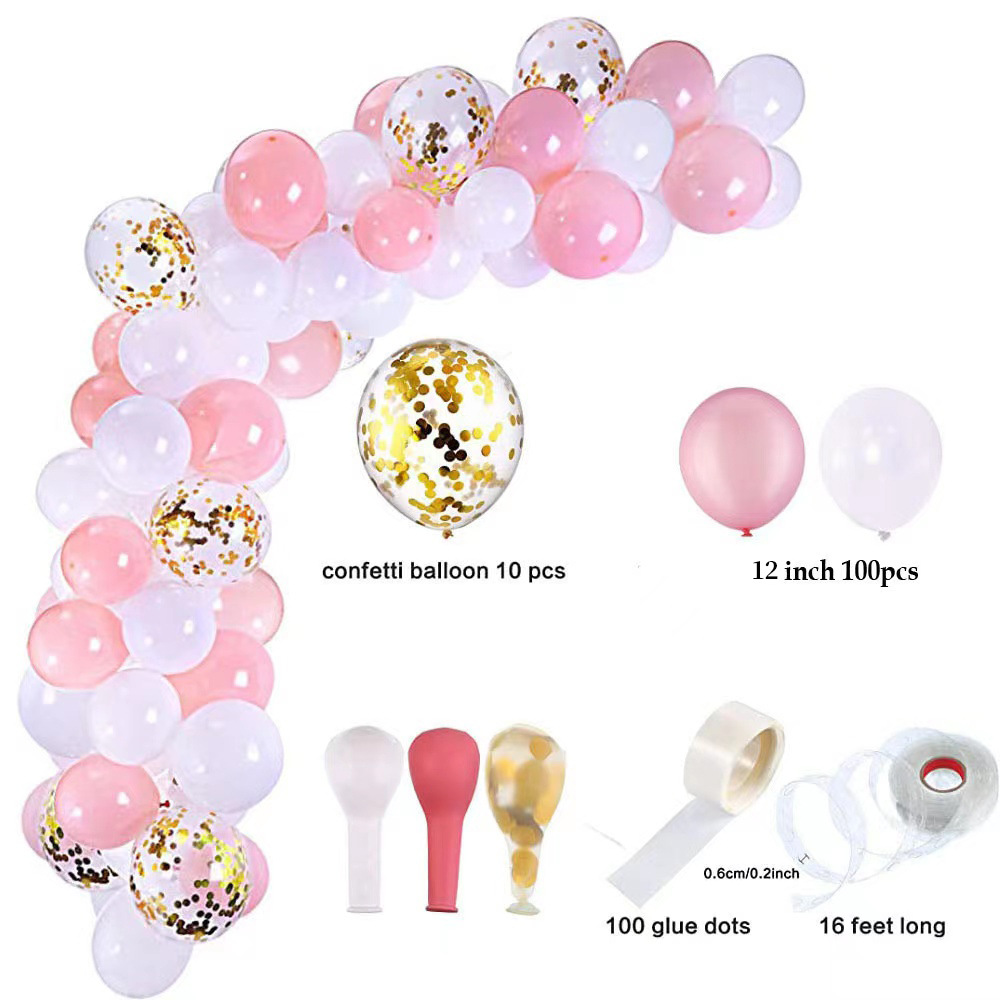 Cadena de globos transfronteriza tira de conexión porosa irregular fiesta de cumpleaños decoración modelado globo tarjeta cadena boda sala de diseño