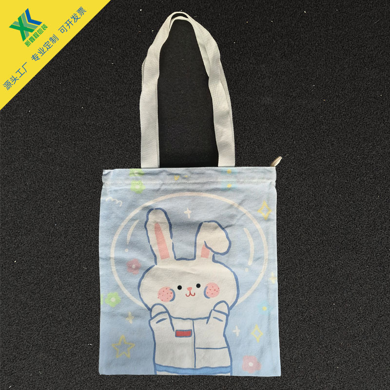 帆布袋厂家定制空白现货手提袋环保帆布单肩购物袋定做彩印棉布袋