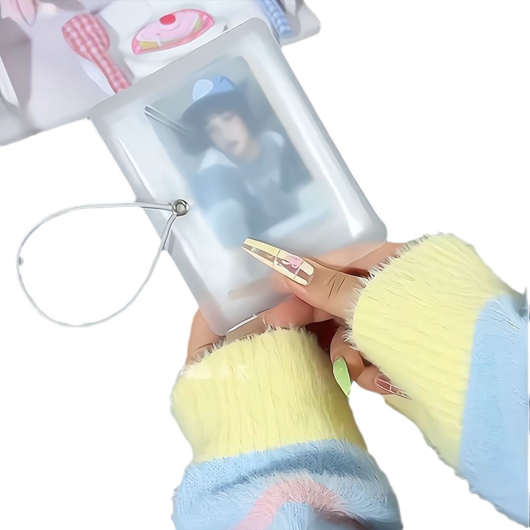 텔레스코픽 폴딩 투명 카드 앨범 폴라로이드 3인치 사진 보관 앨범 스타 추격 아이돌 소형 카드 보관 디스플레이 앨범