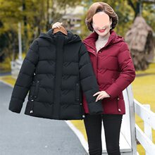 中老年短款棉衣女加肥加大码200斤棉服棉袄胖妈妈装加厚冬装
