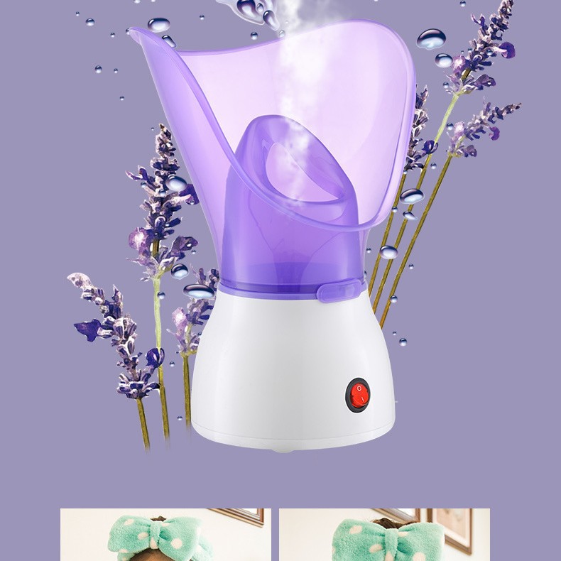 Venta directa de fábrica cara vapor belleza instrumento hogar aerosol caliente cara vapor reposición de agua instrumento humidificador facial vapor nasal aromaterapia image 3