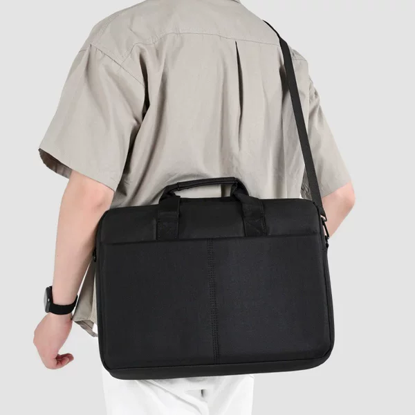 Laptop Bag 14inch Women's Stylish Handbag Briefcase Men's Commuter Business Handbag Shoulder Bag