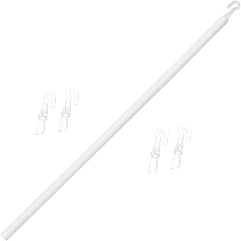 35 pulgadas (89cm) PP protección del medio ambiente barra giratoria veneciano ciego empalme conjunto barra giratoria persiana cortina barra de tracción varilla colgante image 1
