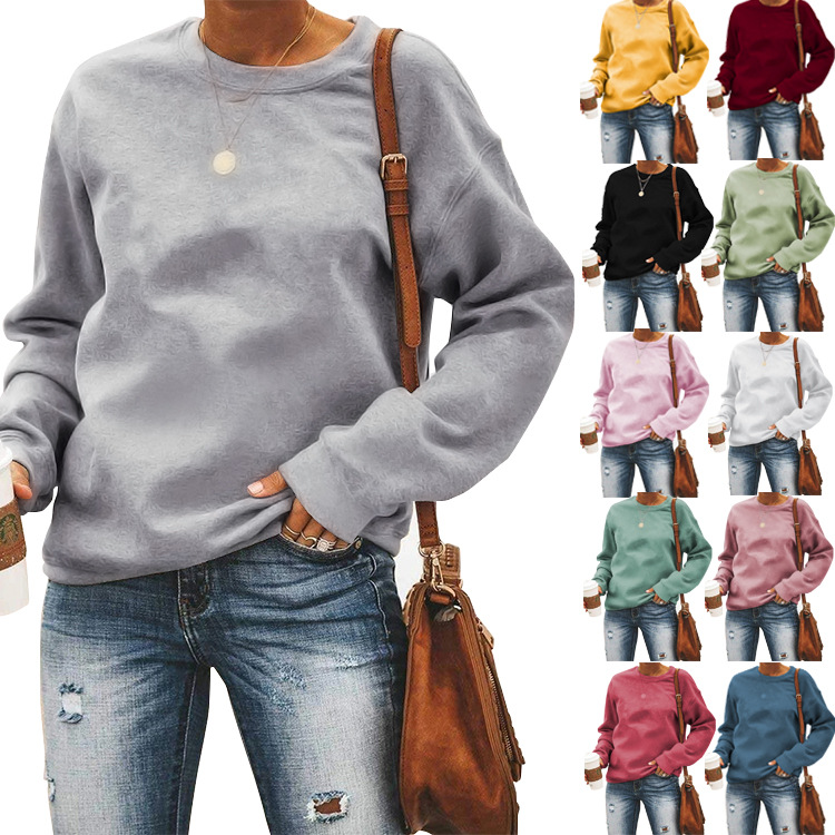 Mujeres Sudadera Manga Larga Sudaderas Con Capucha Y Sudaderas Impresión Casual Color Sólido display picture 1