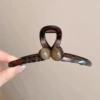 Каштановый градиент (двойные бусины, 12,5 см)