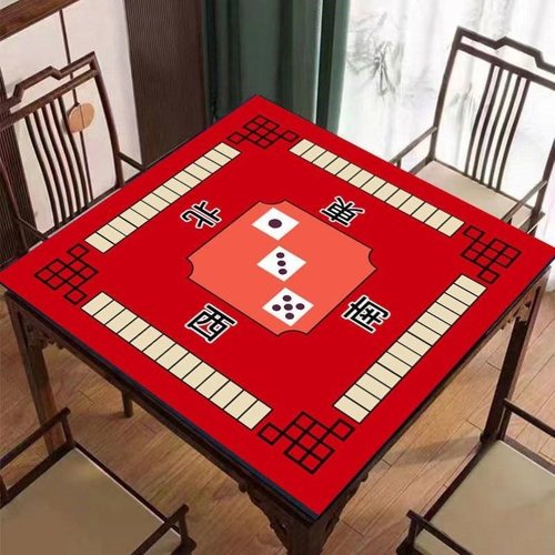 麻将桌布垫子加厚消音盖布手搓麻将打扑克牌桌垫家用正方形台面布
