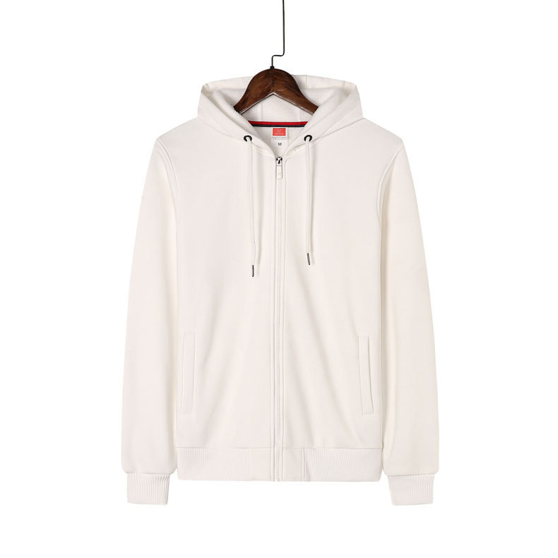 Sudadera con capucha y cremallera de lana de cordero, con logotipo bordado personalizado, uniforme para actividades de trabajo en equipo, uniforme para clases, camisa para actividades, hecha a medida.