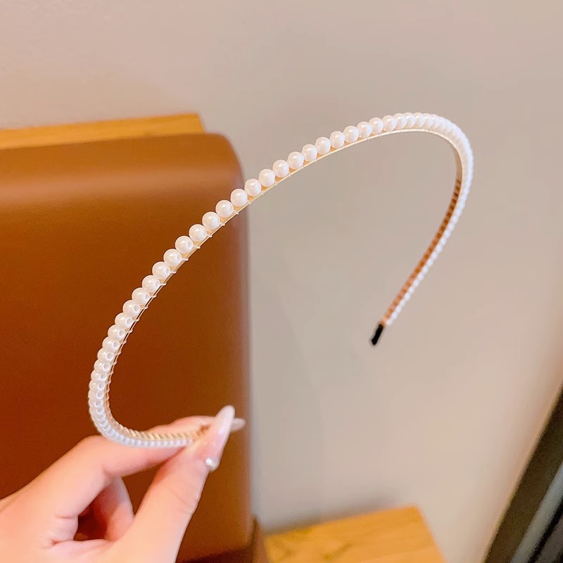 Super Hada niña princesa tocado horquilla de alto sentido de los niños perla diadema niña Mori Hada belleza no apretado pelo paquete