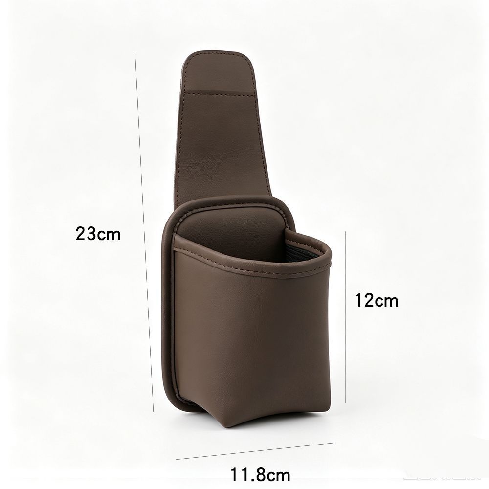 Car multifunctional storage box, leather car door hanging bag, water cup storage box, car interior storage bag, universal type