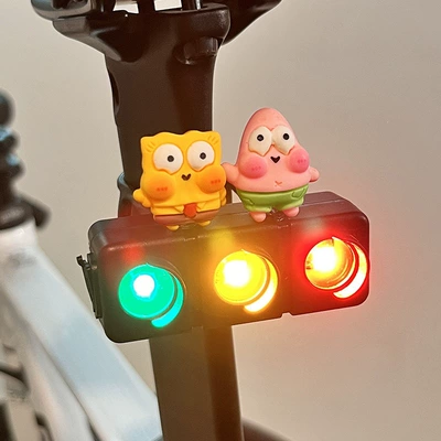Tail light: lights, rechargeable, cute crayon elephant - black-fluffy-waving-hand-charging-version-comes-with-a-data-cable
