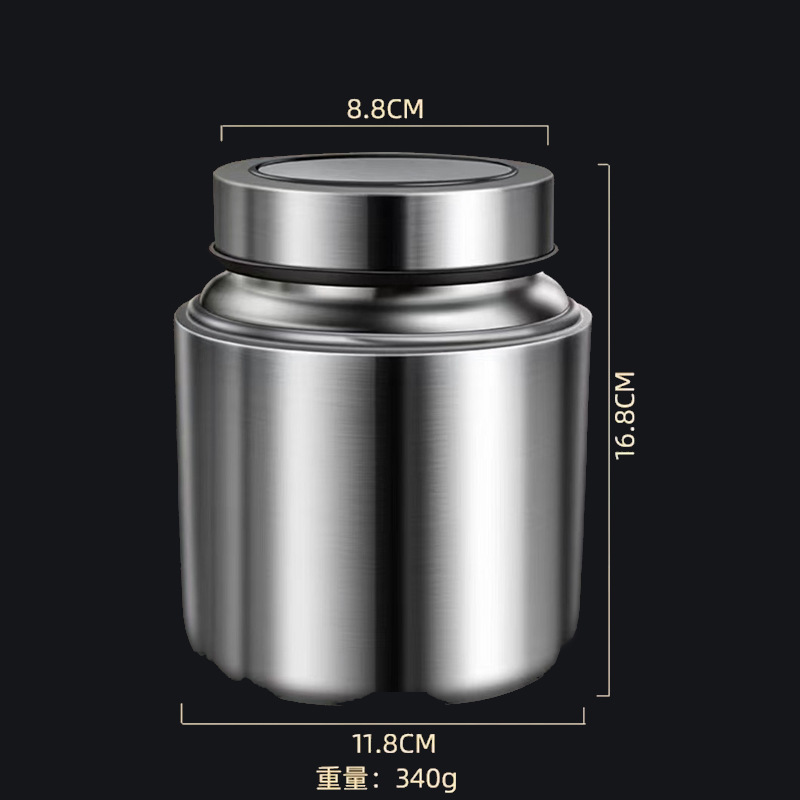 304ステンレスのお茶の缶の密封の缶の防湿の家庭用携帯用の小さいお茶の缶の旅行の携帯用の小さいサイズのお茶の箱|undefined