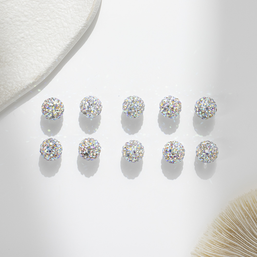 1 Piece Quantity 1 Piece Rhinestone Soft Clay Solid Color DIY Jewelry Accessories