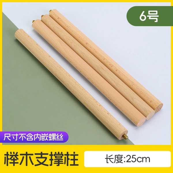 Beech support columns*4 pieces-height 25cm