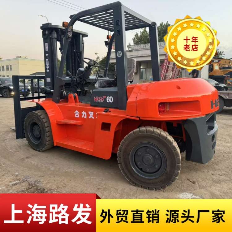 Usado Hangzhou 3 toneladas carretilla elevadora 5 toneladas 6 toneladas 8 toneladas 10 toneladas carretilla elevadora diesel