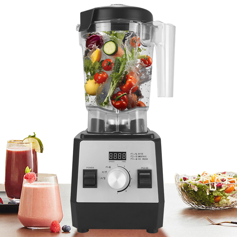 Nueva licuadora de 2 litros para el hogar, ideal para romper hielo, exclusiva para extracción de jugos, molienda y mezcla.