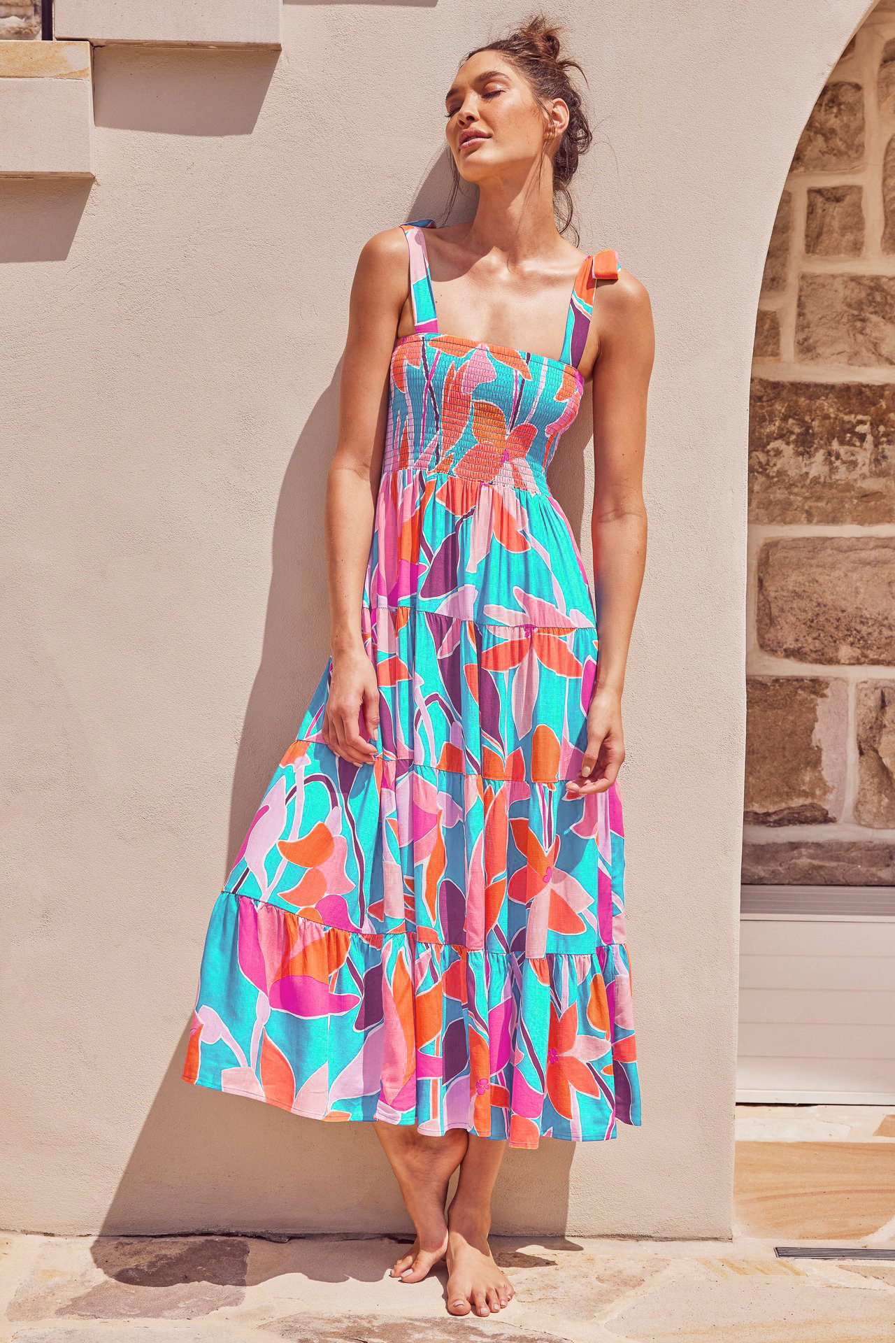 259g Weight Maxi Long Dress Dress Length Type Sleeveless Sleeve Length Regular Dress Dresses Type Regular Sleeve Sleeve Type Polyester Fabric Type High Waist Waist Line Daily Occasion Strap Neckline Regular Fit Fit Type Printing, Polka Dots Pattern Summer, Spring Season Women's Gender Elegant Style Wholesale Women's Elegant Printing Polka Dots Daily Strap Sleeveless Regular Dress 56