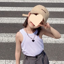帽子女童儿童帽子夏季薄款韩版宝宝字母棒球帽女童男遮阳潮鸭舌帽