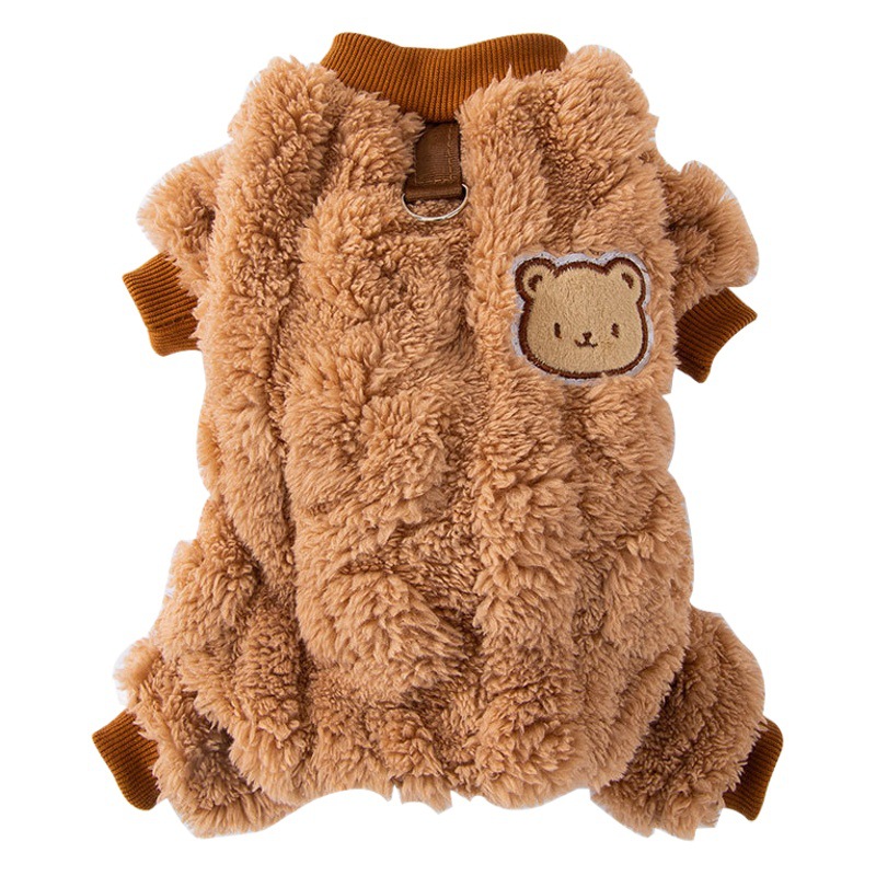 Ropa para cachorros para otoño e invierno, ropa cálida de algodón suave para perros pequeños y medianos, gatos Ragdoll y gatos domésticos.