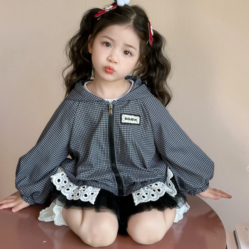儿童冲锋衣女童秋装外套2025新款网红炸街春秋款女宝宝早秋上衣潮|undefined