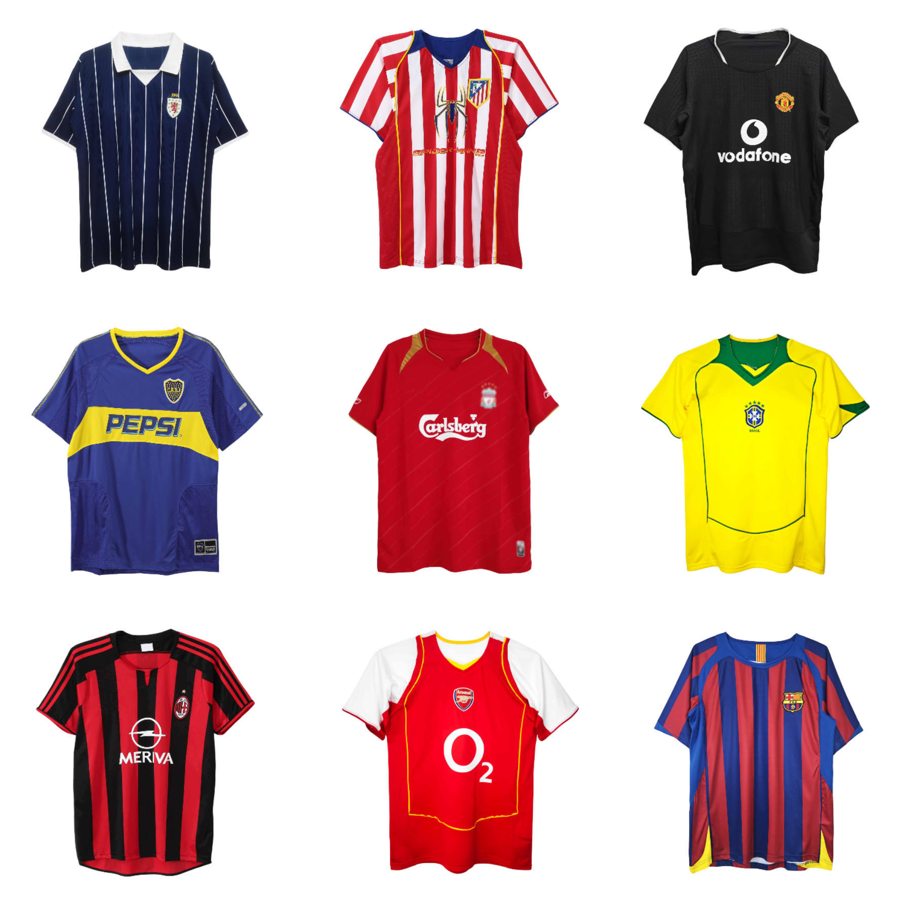 High quality classic retro football football uniform